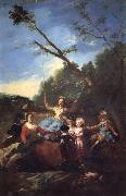 Francisco Goya The Swing Germany oil painting reproduction